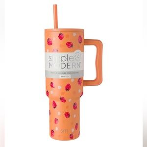 Special Edition Simple Modern 40 oz Trek Tumbler- strawberry fields